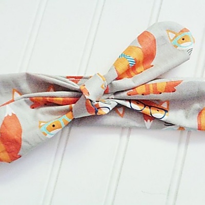 Knotted Headband - Fox