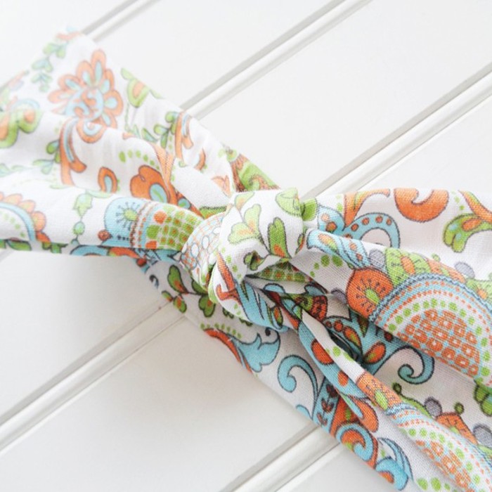 Knotted Headband - Paisley