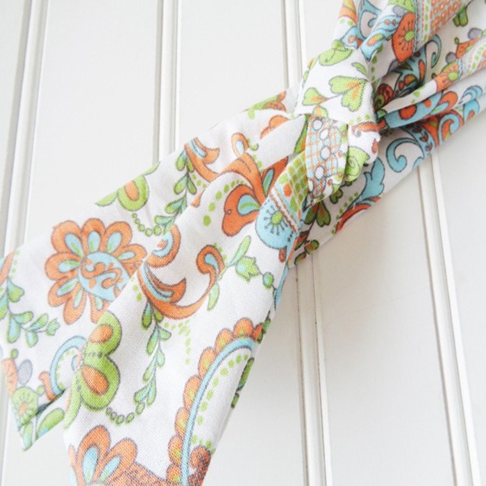 Knotted Headband - Paisley
