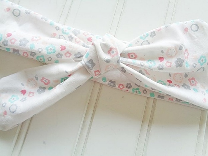 Knotted Headband - Pastel Floral