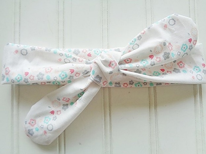 Knotted Headband - Pastel Floral