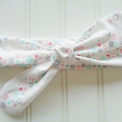 Knotted Headband - Pastel Floral