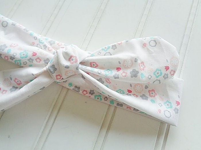 Knotted Headband - Pastel Floral