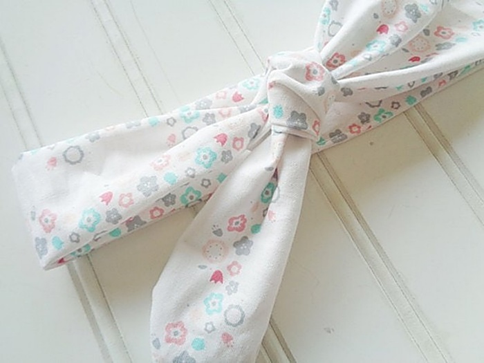 Knotted Headband - Pastel Floral