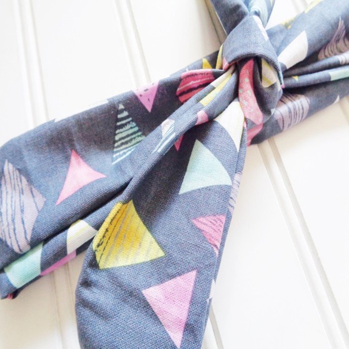 Knotted Headband - Triangles and Diamonds