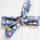 Knotted Headband - Triangles and Diamonds