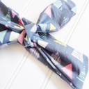  Knotted Headband - Triangles and Diamonds