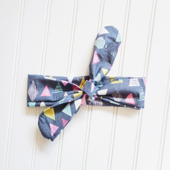 Knotted Headband - Triangles and Diamonds