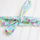  Knotted Headband - Tulips