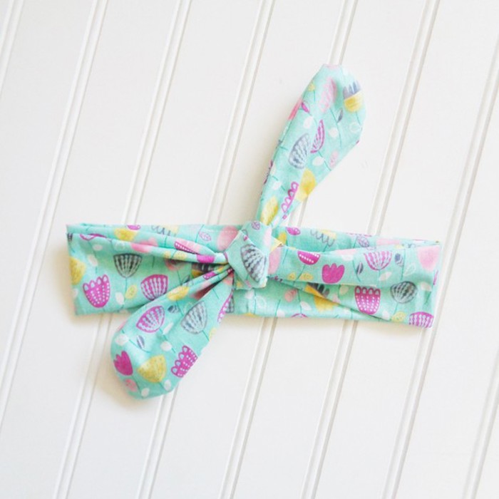 Knotted Headband - Tulips
