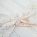  Knotted Headband - Yellow Dots