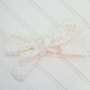  Knotted Headband - Yellow Dots