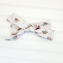  Knotted Headband - Bouquets on Pink