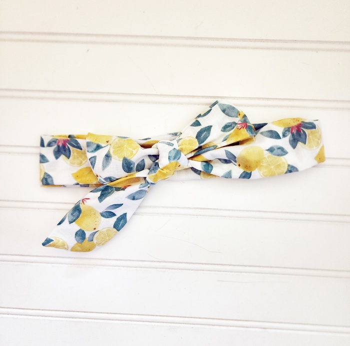 Knotted Headband - Lemons