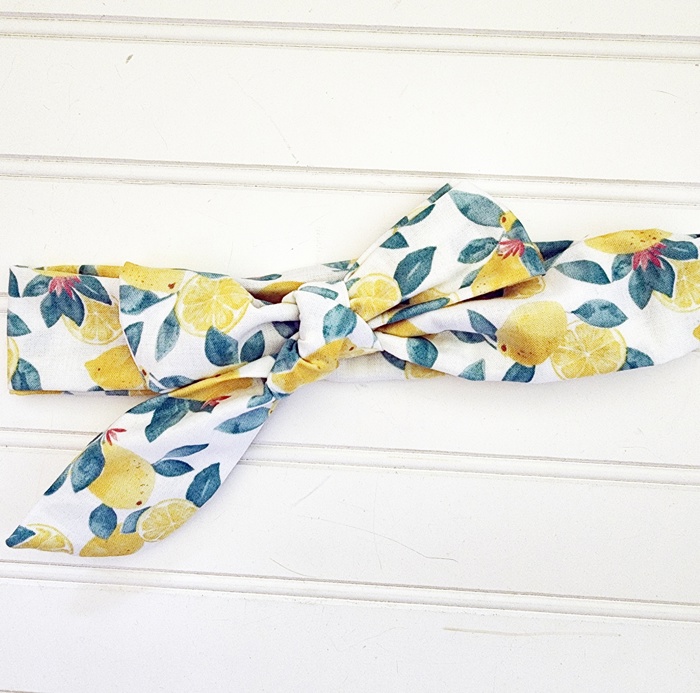 Knotted Headband - Lemons