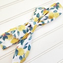  Knotted Headband - Lemons