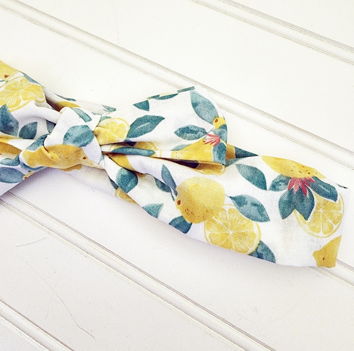 Knotted Headband - Lemons