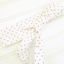  Knotted Headband - Red Dots