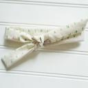  Skinny Headband - Green Alphabet