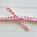  Skinny Headband - Pink Flowers