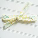  Skinny Headband - Yellow Floral