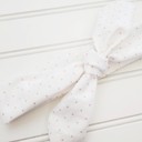  Knotted Headband - Pink Dots
