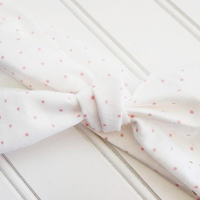 Knotted Headband - Pink Dots