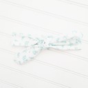  Knotted Headband - Teal Flowers