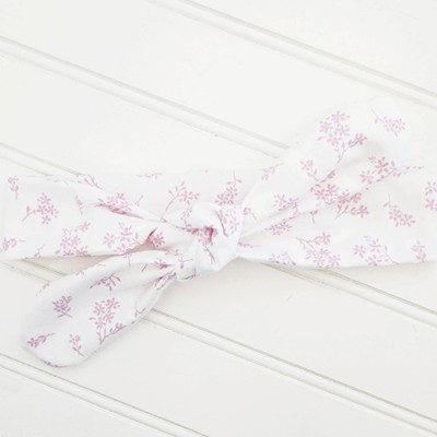 Knotted Headband - Lilac Flowers