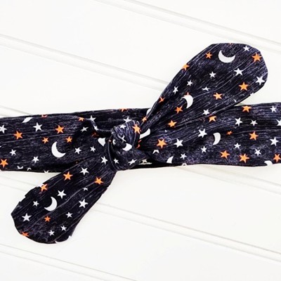 Knotted Headband - Moons and Stars