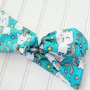  Knotted Headband - Rainbow Uni-Kitty