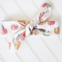  Knotted Headband - Autumn Gold Pumpkins