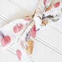  Knotted Headband - Autumn Gold Pumpkins