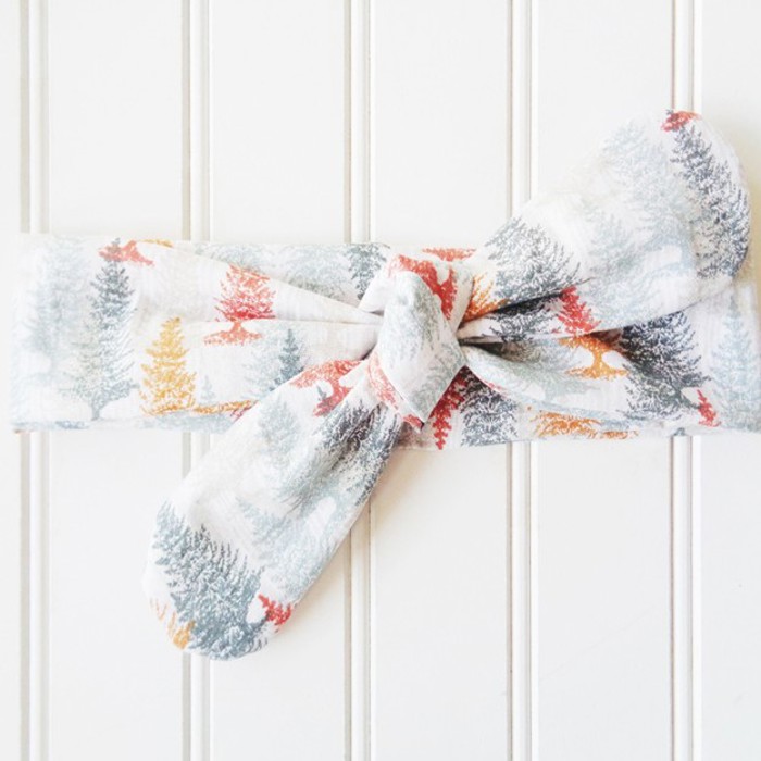 Knotted Headband - Autumn Trees