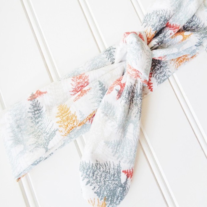 Knotted Headband - Autumn Trees