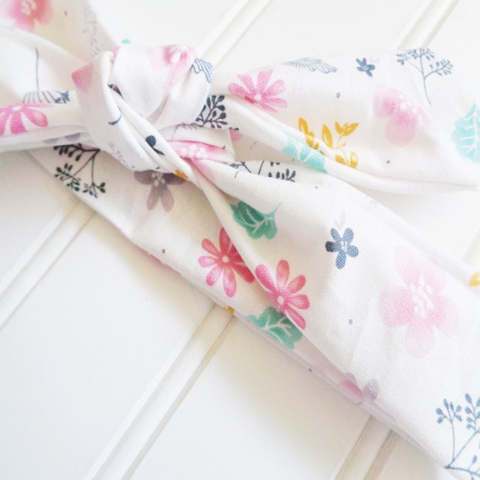 Knotted Headband - Flowers