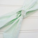  Knotted Headband - Mint Lines