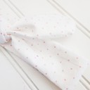  Knotted Headband - Pink Dots