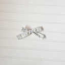  Classic Bow Clip - Blue Floral