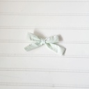  Classic Bow Clip - Mint Lines