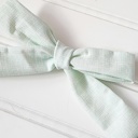  Classic Bow Clip - Mint Lines