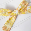  Classic Bow Clip - Yellow Floral