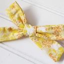  Classic Bow Clip - Yellow Floral
