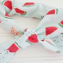  Knotted Elastic Headband - Watermelon