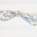  Hair Bow Clip - Blue Floral