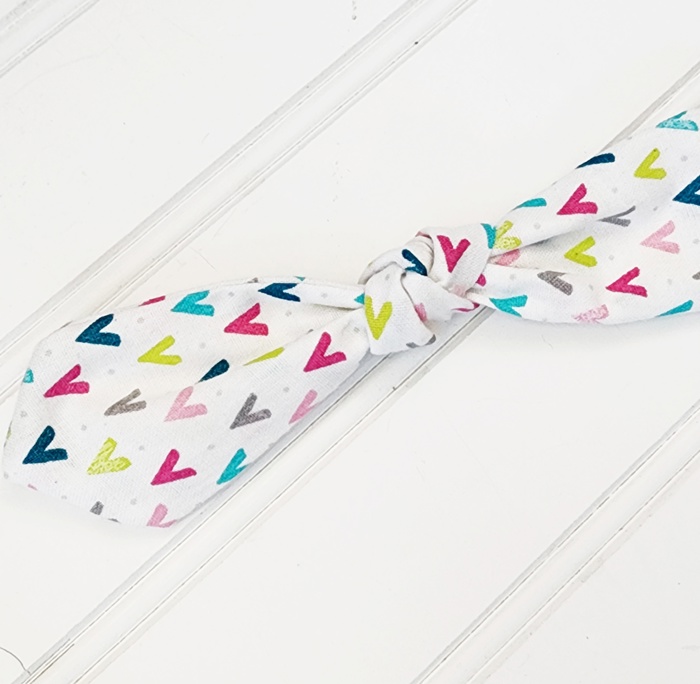 Hair Bow Clip - Bright Teepees