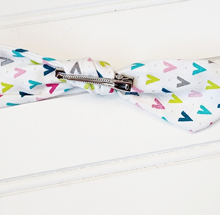 Hair Bow Clip - Bright Teepees
