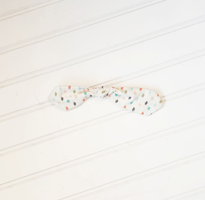 Hair Bow Clip - Colored Spots