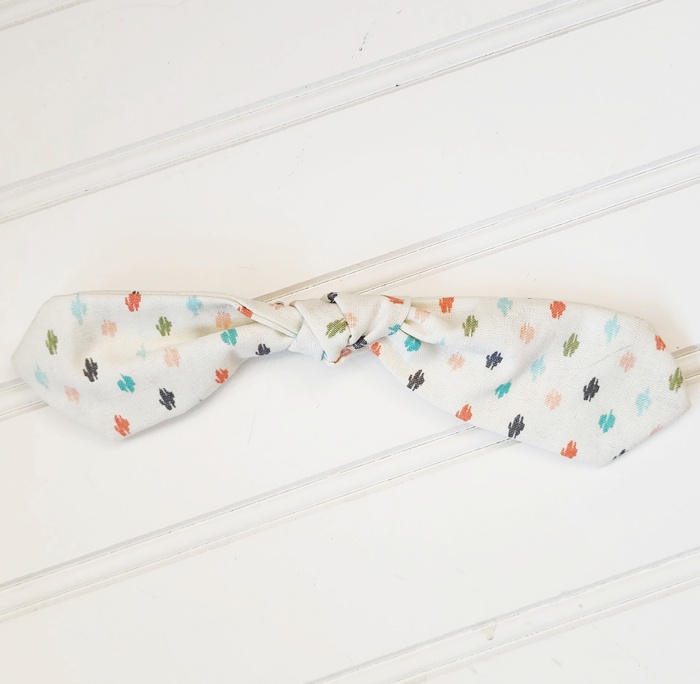 Hair Bow Clip - Colored Spots