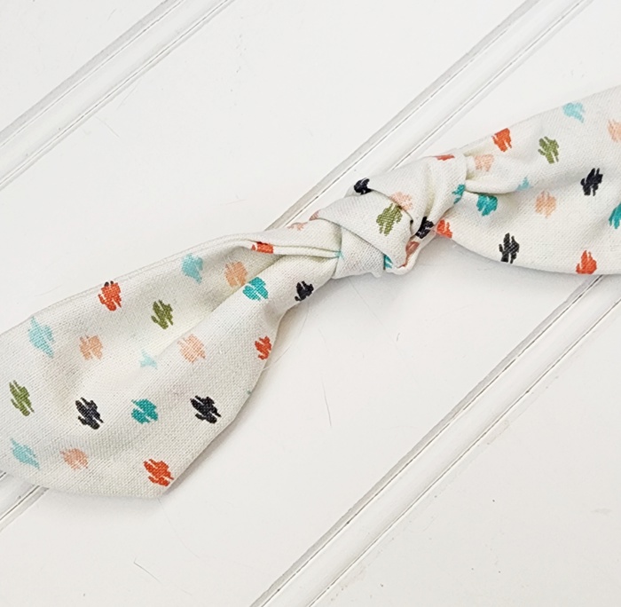 Hair Bow Clip - Colored Spots